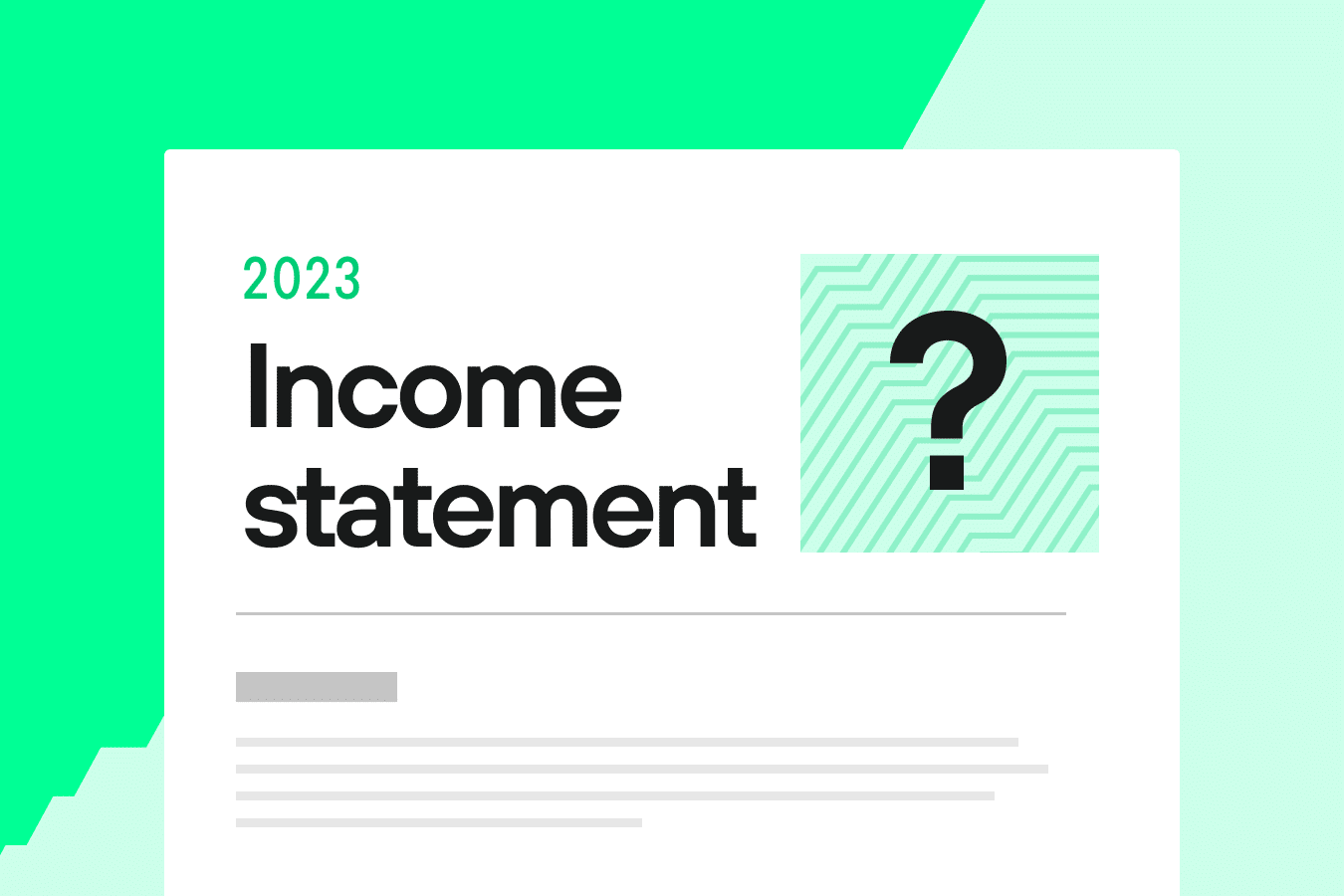 What Goes on an Income Statement?