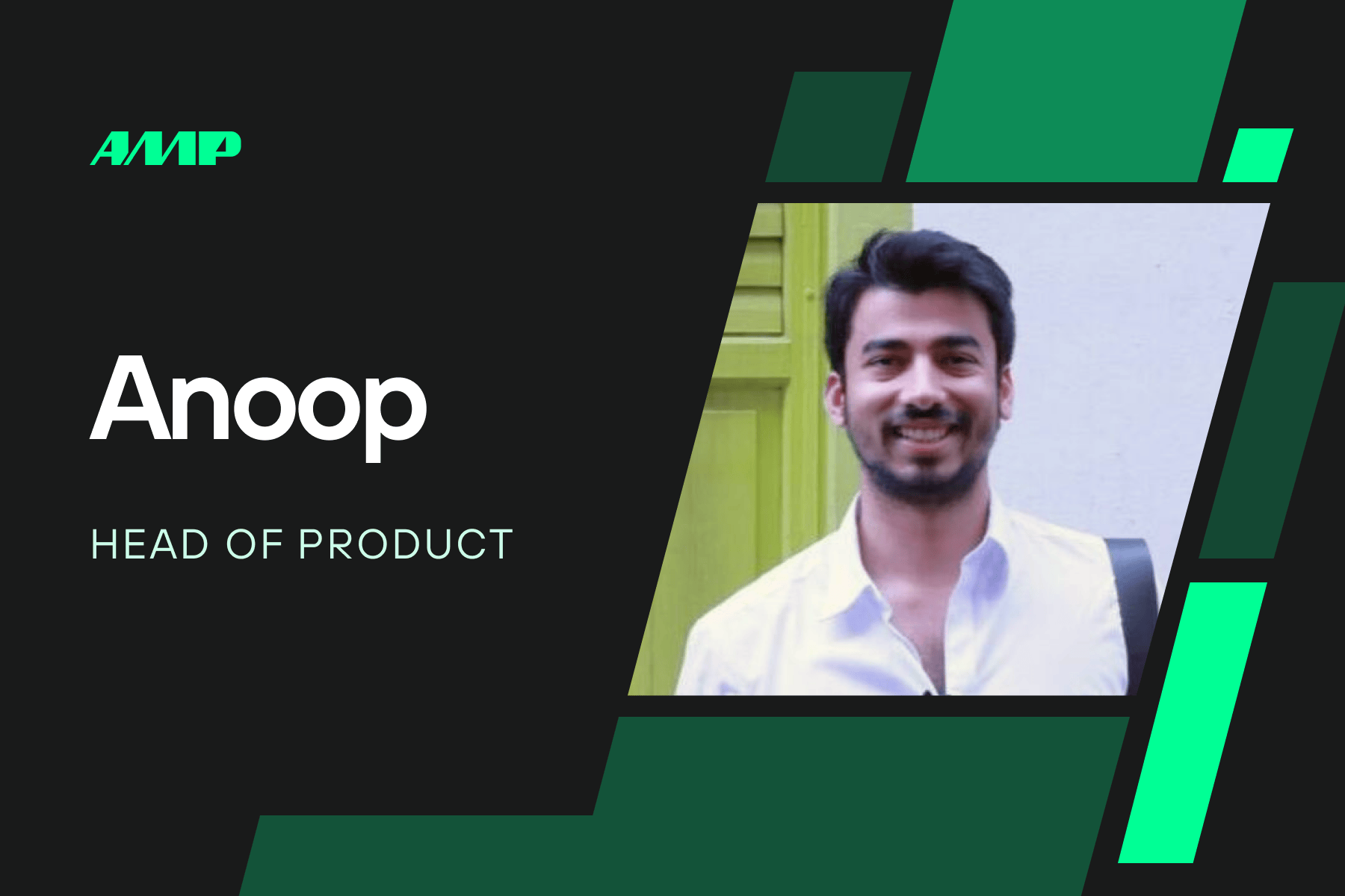 AMPloyee Spotlight: Meet Anoop, Head of Product for Conversion!