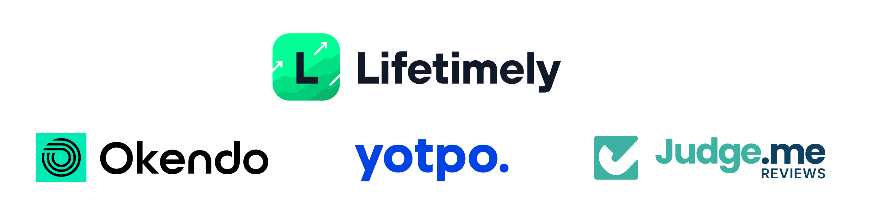 Lifetimely integrates with Okendo, Yotpo and Judge.me Reviews