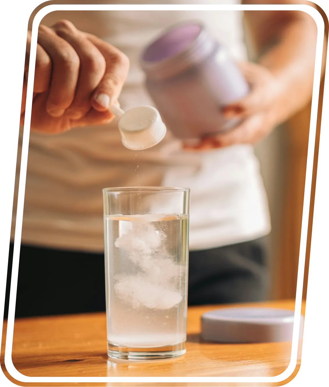 Supplements product lifestyle photography