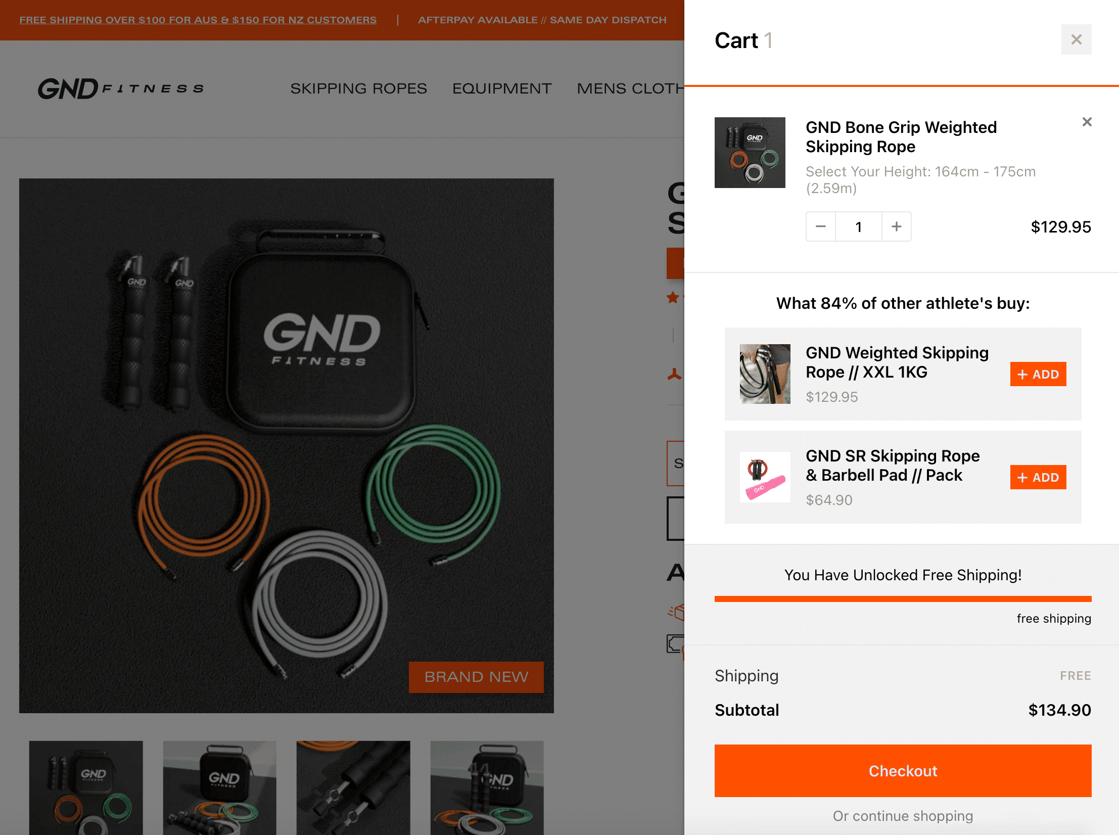 GND Fitness Slide Cart