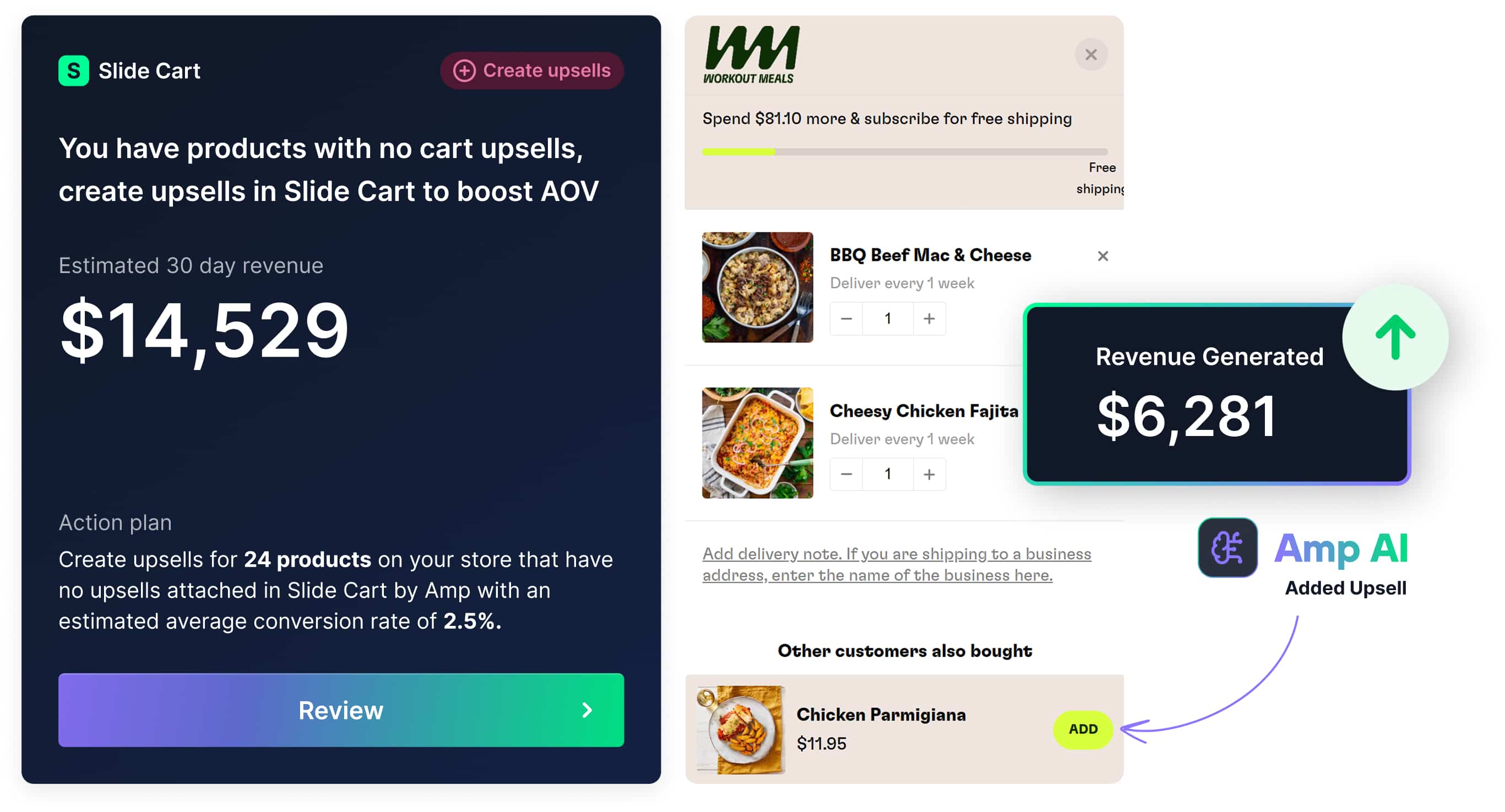 Workout Meals Amp AI example