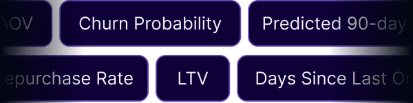 LTV and churn signal tags