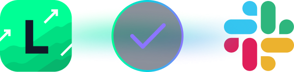 Lifetimely and Slack logos connected